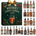 Whisky julekalenderen 2025 indeholder 24 udsøgte miniatureflasker. B