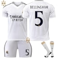 Pikkukuva 1 / 2: 24-25 Real Madrid Bellingham 5 Hemmafotbollströja Ny Säsong Senaste Vuxen Barntröja Fotboll 5-WELLNGS Kids 22(120-130cm)