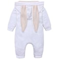 Miniatyrbild 2 av 3: Nyfödd Baby Sparkdräkt Kanin Dragkedja Jumpsuit Påskhare Pyjamas Spädbarn Sovkläder-WELLNGS White 3-6 Months