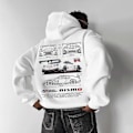 Miniatyrbillede 1 af 2: Porsche 911 Hoody Auto Print Hoodies Unisex-WELLNGS style 4 M