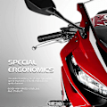 Miniatyrbillede 2 af 5: Styrbøjle Clip On Ons Gaffelhåndtag til Honda Cbr1000rr Cbr954rr Rvt1000r Rc51 Cbr650r Cbr600rr Cbr500r Cbr300r Cbr250r Cbr125r-WELLNGS 31MM