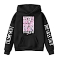 Miniatyrbillede 2 af 3: Taylor Swift Hooded Sweatshirt til Piger 6-13 År - Casual Langærmet Løstsiddende Trøje - WELLNGS Black 8-9Years