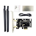 Miniatyrbillede 1 af 5: Kompatibel med BCM94360CSAX BCM943602CS BCM94360CS2 PCIE PC Wifi WLAN Kort Adapter Konverter - WELLNGS 2 antenna models