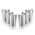 Miniatyrbilde 1 av 5: 6-pakning 8 Oz Rustfrie Stål Barnekopper, Barne Pint Kopper, Stablebare Holdbare Metallkopper, Knusesikre Drikkeglass Beste Gave-WELLNGS