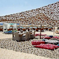 Miniatyrbild 1 av 5: Kamouflage Nät Solskydd Kamouflage Nät Persienner Patio Mesh Nät för Camping Skytte Jakt-WELLNGS Black 2m by 3m