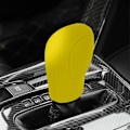 Miniatyrbild 4 av 5: Växelspaksknoppsskydd för bil, elastiskt silikonskydd för automatisk växelspak, universellt halkfritt skydd för växelspaksknopp - WELLNGS Yellow