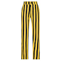 Miniatyrbillede 4 af 5: Herre Stribede Personlige Bukser Lommeknap Dragt Bukser Leggings Casual Bukser-WELLNGS Gold L