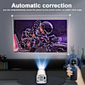 Miniatyrbilde 2 av 5: 2025 Ny 5G 4K Projektor Smart HD LED WiFi Bluetooth HDMI. USB Android Hjemmekino - WELLNGS
