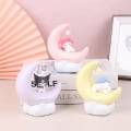 Miniatyrbilde 2 av 5: Måne LED-lys Anime Kuromi Cinnamonroll Ornament Nattlys [DB]-WELLNGS B