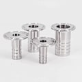 Miniatyrbilde 2 av 4: Slangekobling i rustfritt stål, Tri Clamps-WELLNGS 12.7mm Hose Barb 25.4mm Ferr