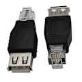 Miniatyrbilde 4 av 5: JUNSUNMAY USB A Hunn til RJ11 6P2C Adapter Mini Konverter (IKKE for RJ9 håndsettport) - WELLNGS