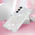 Pikkukuva 5 / 5: YB Quicksand Series-1 Yhteensopiva Samsung Galaxy S24+ -kotelon kanssa, nestemäiset kelluvat paljetit TPU-suojus - WELLNGS Laser Hearts