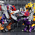 Miniatyrbild 5 av 5: Deformation Robot Leksak, Transformers Deformerad Bil Actionfigur Modell Present till Barn Flickor Pojkar - WELLNGS yellow