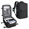 Miniatyrbillede 1 af 5: Håndbagage 45x30x16 Flyhåndbagage Underseat rygsæk Underseat håndbagage rygsæk Laptop taske Kvindernes rejserygsæk-WELLNGS