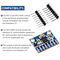 Miniatyrbild 2 av 5: 10 stycken -521 MPU-6050 MPU6050 modul, 3-axlig accelerometer 6 DOF gyroskopsensor modulkit 16 B-WELLNGS