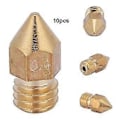 Pikkukuva 3 / 5: 10 kpl MK8 messinkinen suutin 1,75 mm 0,4 mm CR-10 A8 3D-tulostimelle - WELLNGS