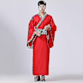 Pikkukuva 1 / 5: Miesten Hanfu Perinteiset Pukuvaatteet - WELLNGS Red XL 170-175CM