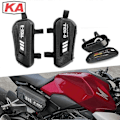 Miniatyrbild 2 av 5: för Honda CB125R CB150R CB190R CB250R CB300R CB400 CB500X CB500R CB650R CB650F CB1100 Hård Skal Paket Sidoväska Triangelväska-WELLNGS left side