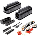 Miniatyrbild 1 av 5: 10-delad sushi-set, sushiform, sushirisrulleform, enkel DIY-köks-sushi-set - WELLNGS
