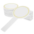 Miniatyrbilde 3 av 5: 6 stk. håndholdte tavler, ensidige padlebrett, håndholdte whiteboards, polstring whiteboards-WELLNGS
