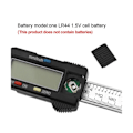 Miniatyrbillede 3 af 5: Rustfrit stål vandret lodret digital display lineal LCD display niveau skydelære 0-15cm-WELLNGS