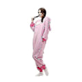 Pikkukuva 3 / 5: Regenboghorn Monster Stitch Vaatteet Pyjamahaalarit Yöasut Eläinhaalari - WELLNGS Pink S