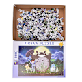 Miniatyrbilde 4 av 5: 1000 Brikkers Puslespill Trepuslespill for Voksne og Barn Samle Min Nabo Totoro - WELLNGS
