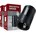 Pikkukuva 1 / 5: 2 Pakkaus Push Down-pop Off Olutpullonavaaja Magneettisella Korkin Kiinnittimellä, Ei Vahingoita Korkkeja, Automaattinen Pullonavaaja Beer-WELLNGS