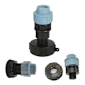 Pikkukuva 2 / 2: IBC-säiliön letkuliitäntä Puutarhan kasteluletkun sovitin Kotitalouden hanan liitäntätyökalu - WELLNGS 25mm Elbow Adapter