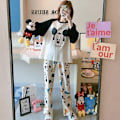 Miniatyrbild 3 av 5: Gabors Disney tecknad animation Donald Duck dam pyjamas populär höst långärmad bekväm ytterkläder hem kläder kostym - WELLNGS B 65-75kg