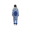 Miniatyrbilde 4 av 5: Regenboghorn Monster Stitch Klær Pyjamas Jumpsuit Sleepwear Dyr Hettegenser - WELLNGS blue L