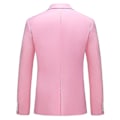 Miniatyrbilde 2 av 5: Moteblazer for menn - Business Casual Slim Fit Suitjakke - WELLNGS Purple 4XL