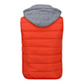 Miniatyrbilde 4 av 5: YOUTHUP Herre Quiltet Veste med Hette Utendørs Tykk Fritidssport Hette-WELLNGS Orange L