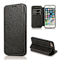 Miniatyrbillede 1 af 5: Kompatibel med Iphone 8 Plus Wallet Case med kortholder, støttefod, ultratynd Flip Pu Læder Stødsikkert Cover Kvinder Pink-WELLNGS black