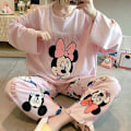 Miniatyrbild 2 av 5: Gabors Disney tecknad animation Donald Duck dam pyjamas populär höst långärmad bekväm ytterkläder hem kläder kostym - WELLNGS A 40-46kg