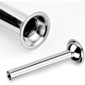 Pikkukuva 5 / 5: Pcs Ruostumaton teräs makkaratäytin suppilo 12/19/32mm Manuaaliseen makkaran jauhimeen Makkaran täyttöputket Täyttötyökalut-WELLNGS