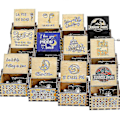 Miniatyrbilde 2 av 4: 52 Tema Tre Håndsveiv Musikkboks Bohemian Rhapsody Tema Queen Jurassic Park Dragon Ball Bursdags Julegave-WELLNGS Navy Blue
