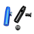 Miniatyrbilde 5 av 5: Metall Flat Bullet Rocket  Sniffer  Snorter Sniffer  Dispenser-WELLNGS Red