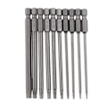 Pikkukuva 1 / 5: 10-osainen ruuvimeisselisarja 100 mm monikäyttöinen ruuvimeisselisarja magneettisella työkalusarjalla - WELLNGS 0 0