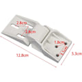 Pikkukuva 3 / 5: Universaali pakastin saranan pienille pakastimille, taittuva universaali pakastin saranan vastapainosaranan, sopii pakastimeen - WELLNGS 6-holes 2PCS