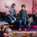 Miniatyrbilde 5 av 5: Bånd LED-stripe, 15 m flerfarget LED-lysstripe, Bluetooth-appkontroll-WELLNGS