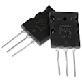 Miniatyrbillede 3 af 5: 5 par sorte 2SA1943 2SC5200 høj effekt matchede audiotransistorer - WELLNGS