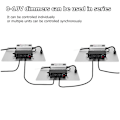 Miniatyrbillede 5 af 5: Dc 0-10v Dimmer Switch Serieforbindelig Synkroniseringscontroller Drejeknap Til/fra for 0/1-10v Dæmpbare Led-drivere El-WELLNGS