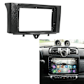 Miniatyrbillede 4 af 5: 2 Din Bilradio Fascia til Smart Fortwo 2011-2015 DVD Stereo Ramme Plade Adapter Montering Dash Inst-WELLNGS