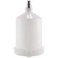 Miniatyrbild 1 av 5: 600 ml plast Hvlp färgkopp behållare för Sata sprutkopp koppling Jet färgspruta - WELLNGS