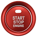 Miniatyrbilde 1 av 2: 2 stk. Motorstartknapp og ring til Mazda 3 6 Cx-3 Cx-5 Cx-9 Mx-5 - WELLNGS