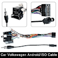 Miniatyrbillede 1 af 5: Strømstik 2 Din Bil Android Radio Kabel Universal-WELLNGS VW ISO cable