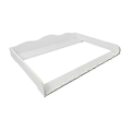 Pikkukuva 1 / 4: Kääntöliitäntä Erik 108x80x15 cm Puinen Vaihtoalusta Valkoisena Ikean Hemnes-lipastoille -gt-WELLNGS