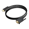 Miniatyrbillede 1 af 5: USB C TYPEC til VGA Kabel 1080P Type C til VGA Konverter Adapter Kabel Kompatibel med Laptop-WELLNGS