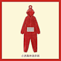 Pikkukuva 1 / 5: 2024-unisex Teletubbies-asut Disi Onesies Lala Cosplay-yöasut Aikuiset Pyjamat Eläin Yöasut Jumpsuit S-WELLNGS Red XL